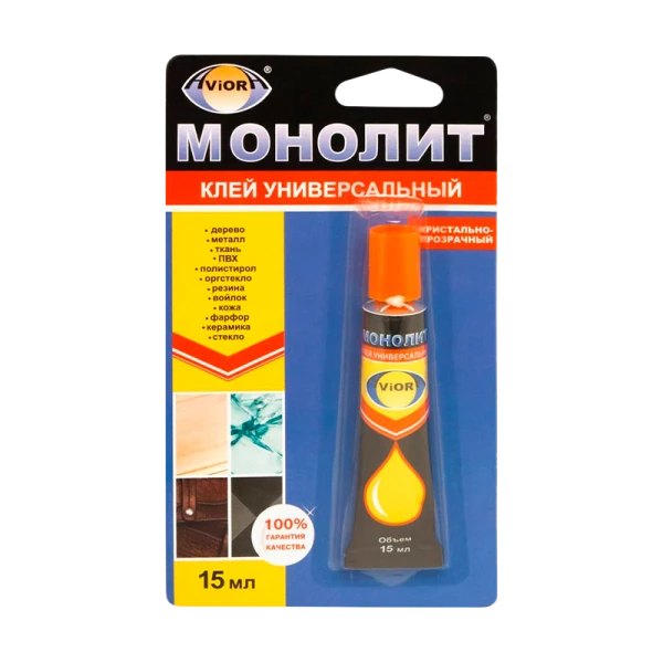 Клей Aviora МОНОЛИТ 15г универсальный (10/120)