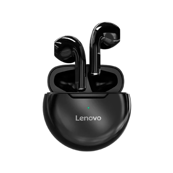 Наушники вставные Lenovo HT38 bluetooth 5.0 с микр. черный
