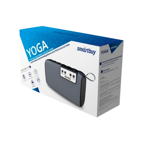 Портативная колонка Smartbuy YOGA bluetooth 5.0 SD FM черный (1/100)