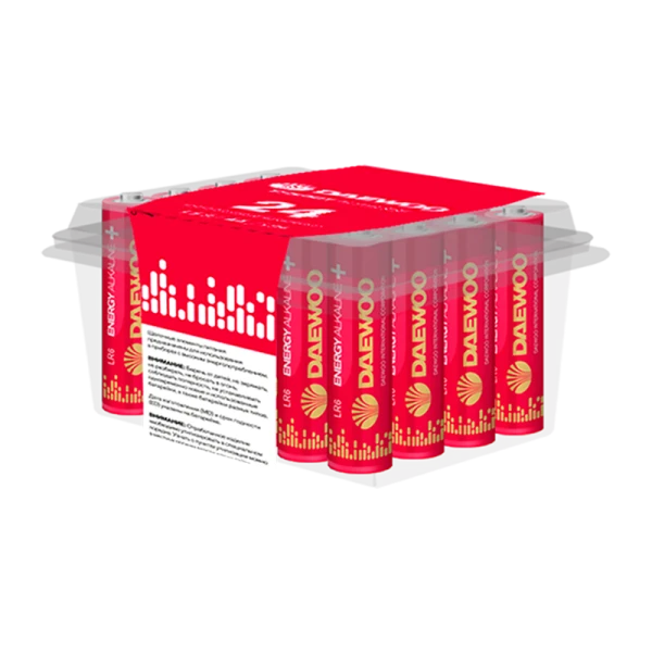 Батарейка Daewoo ENERGY LR6 AA BOX24 Alkaline 1.5V (24/144/576)