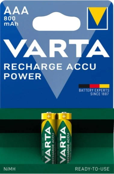 Аккумулятор предзаряженный RTU Varta HR03 AAA BL2 NI-MH 800mAh (2/20/100)