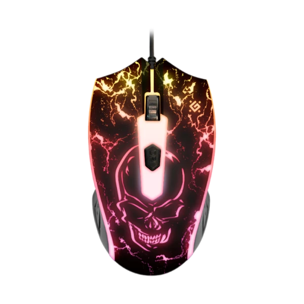 Мышь проводная Defender GM-069 Overmatch игровая USB фиолетовый (1/40)