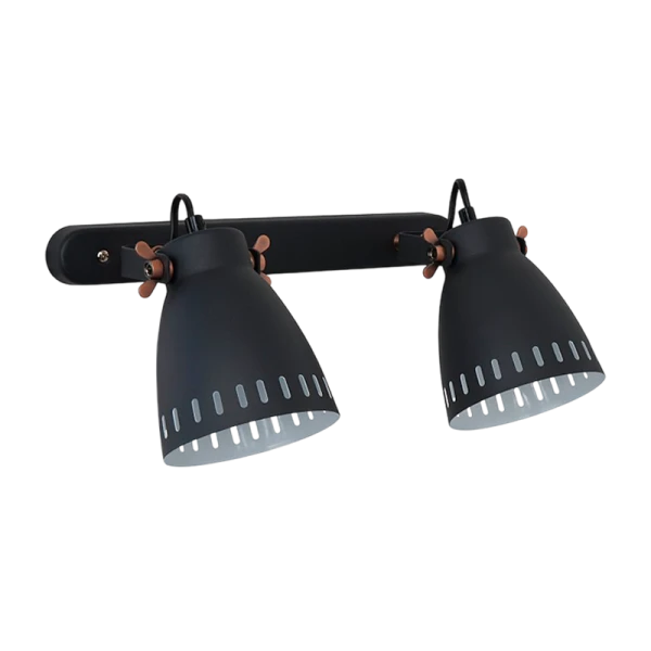 Светильник настенный Camelion WML-428-2 40W 230V 1LED черный (1/6)