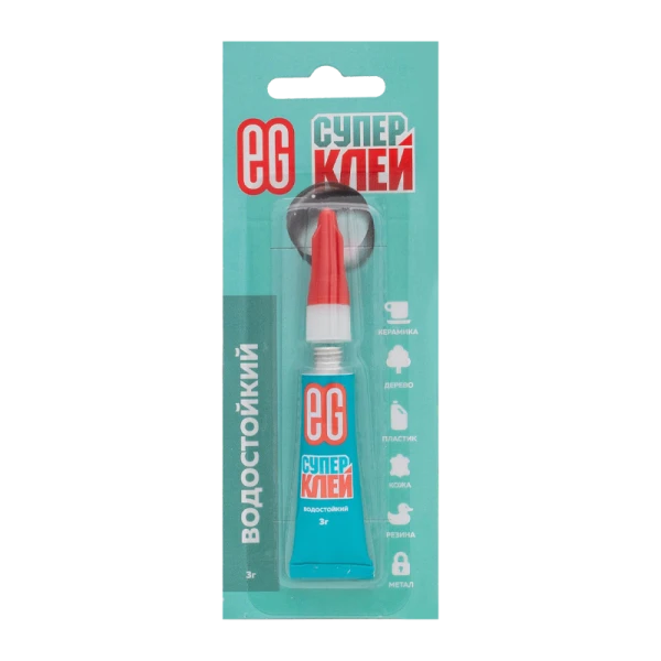Клей Еврогарант/EG водостойкий 3г BL1 (1/20/280)