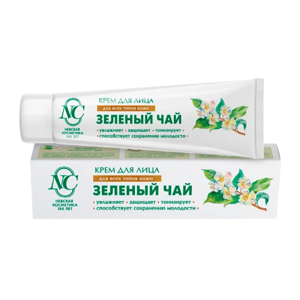 Крем для лица Невская Косметика Зелёный чай 40мл (1/36)