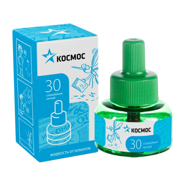 *Жидкость от комаров Космос 30 ночей 30мл 