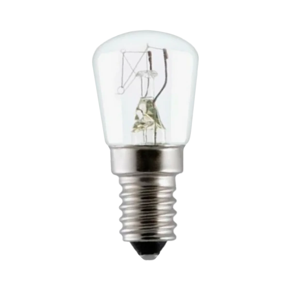 Лампа накаливания F&S T26 Е14 15W 220-240V 300°C для духовок прозрачная (1/50)