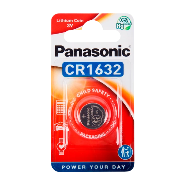Батарейка Panasonic Power Cells CR1632 BL1 Lithium 3V CN (Китай)