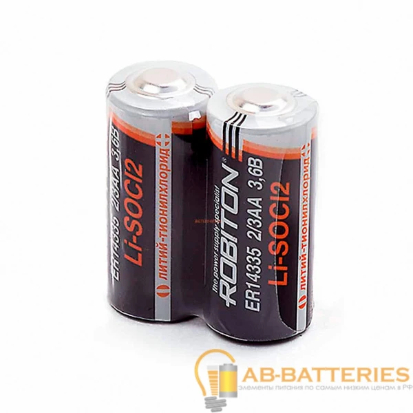 Батарейка ROBITON ER14335-SR2 2/3AA SR2 (2/20/1200)