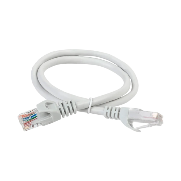 Патч-корд Atcom RJ-45 (m)-RJ-45 (m) 15.0м кат.5е ПВХ 24AWG серый (1/50)
