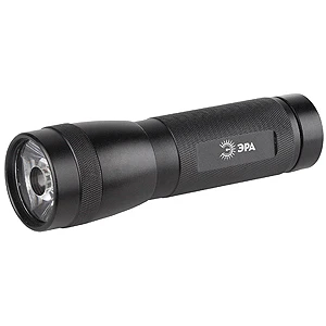 Фонарь универсальный ЭРА HT2W 1.5W 1LED от батареек черный (1/40)