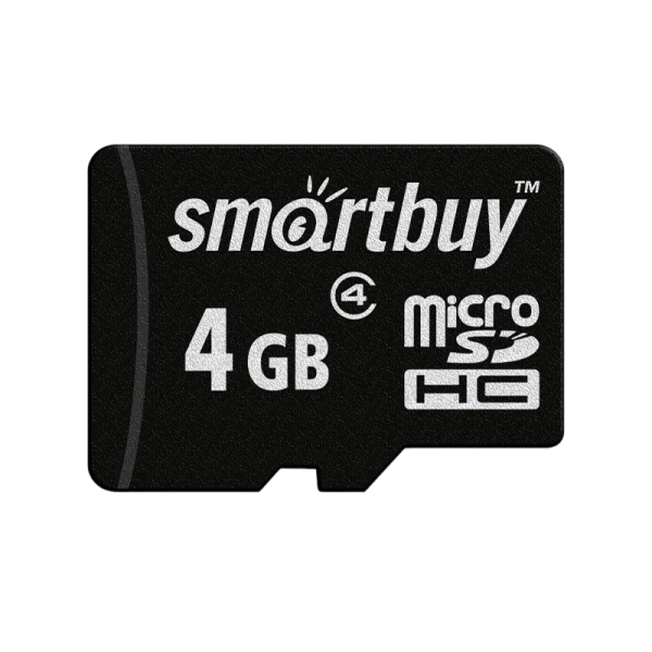 Карта памяти microSD Smartbuy 4GB Class4 4 МБ/сек без адаптера