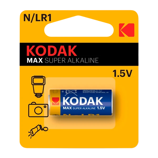 Батарейка Kodak MAX LR1 N BL1 Alkaline 1.5V (1/12/72/27648)