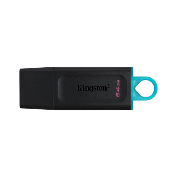 Флеш-накопитель Kingston DataTraveler Exodia 64GB USB3.2 пластик черный голубой