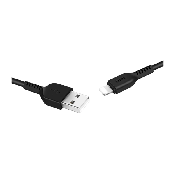 Кабель HOCO X20 USB (m)-Lightning (m) 3.0м 2.0A ПВХ черный (1/30/300)