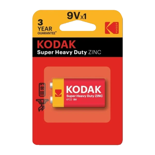 Батарейка Kodak Extra Крона 6F22 BL1 Heavy Duty 9V (1/20/100)