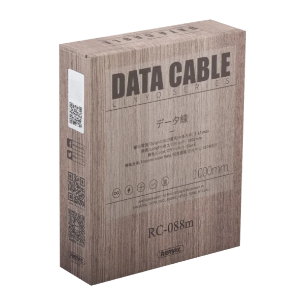 USB кабель REMAX Linyo (Micro) RC-088M Серебро (1M, 2.1A)