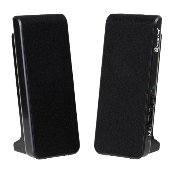 Колонки 2.0 Smartbuy FEST 4W USB+Jack 3.5мм черный (1/40)