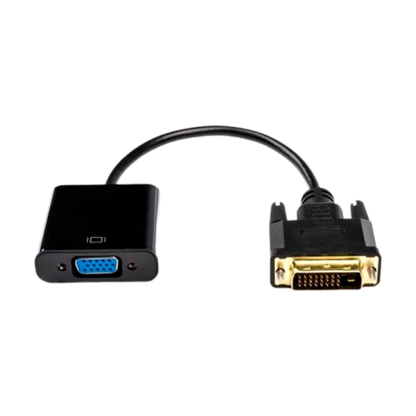 Переходник Atcom DVI-D 25 (m)-VGA (f) черный (1/5/250)