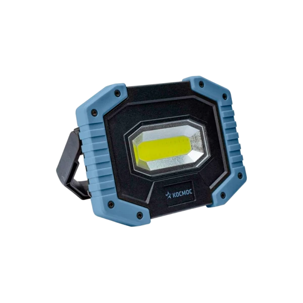 *Фонарь прожектор Космос 701Lit 5W LED+COB от аккумулятора 3 режима + power bank черный (1/24/48) 