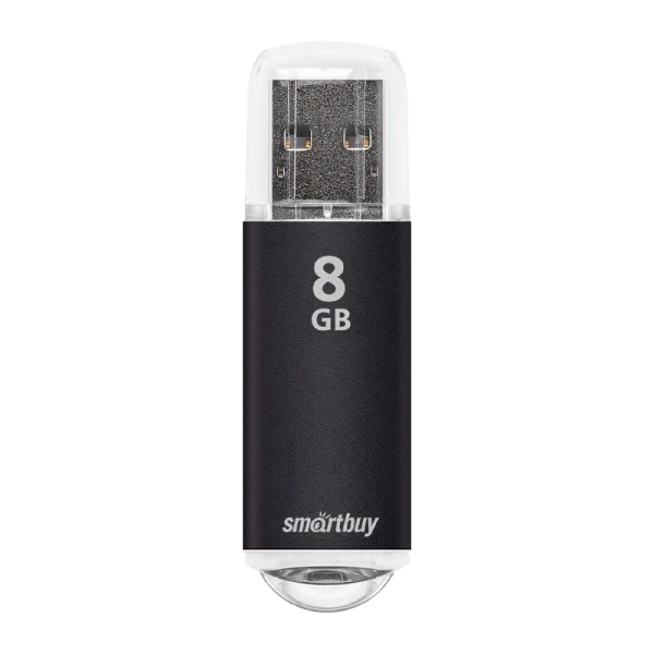 Флеш-накопитель Smartbuy V-Cut 8GB USB2.0 пластик черный