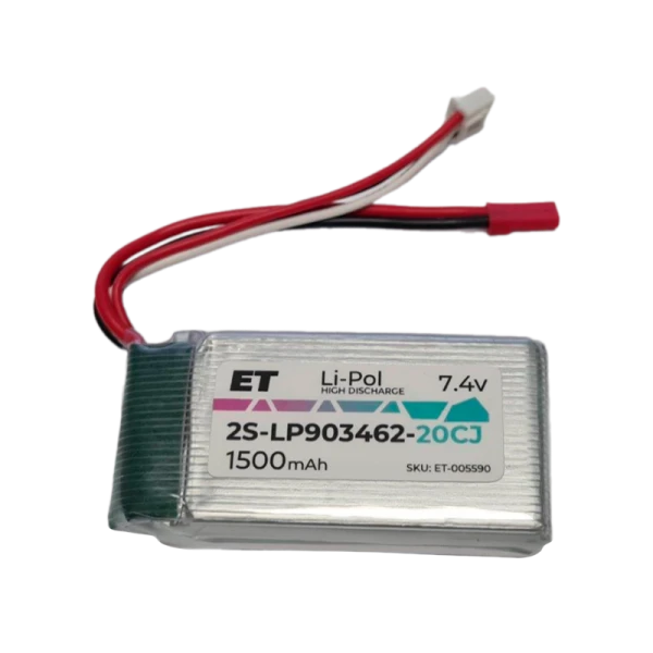 Аккумулятор ET 2S-LP903462-20CJ Li-Pol, 7.4В, 1500мАч (1/10)