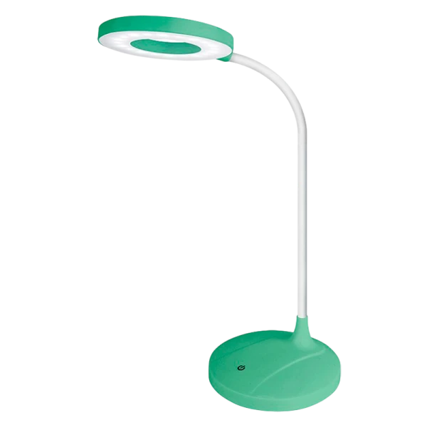 Светильник настольный Ultraflash UF-745 7W на основании сенс. диммируемый зеленый (1/30)