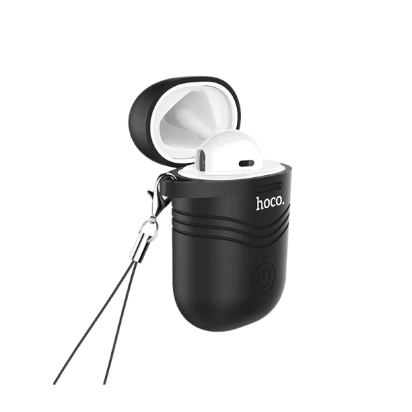 Беспроводная гарнитура HOCO E39 на правое ухо с черным чехлом (1/22/220)