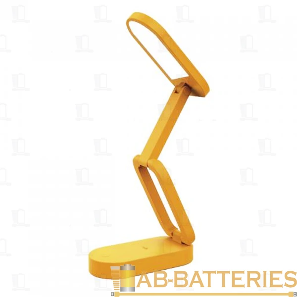 Светильник настольный Ultraflash UF-750 4W на основании оранжевый (1/40)