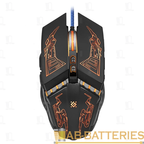 Мышь проводная Defender GM-430L Halo игровая USB черный (1/40)