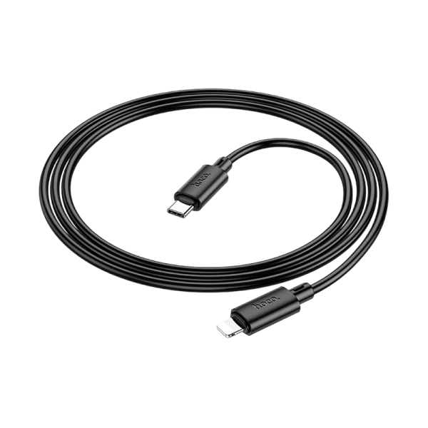 Кабель Borofone BX88 Lightning (m)-Type-C (m) 1.0м 20W ПВХ черный (1/360)