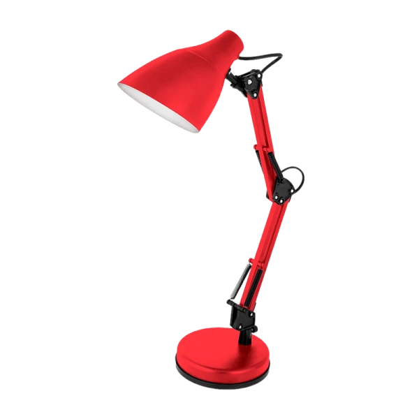 Светильник настольный Camelion KD-331 40W 230V E27 на основании красный (1/6)