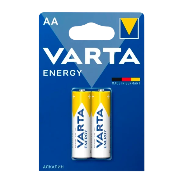 Батарейка Varta ENERGY LR6 AA BL2 Alkaline 1.5V (4106) (2/40/200)
