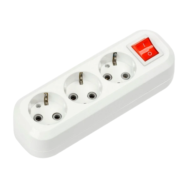 Колодка Smartbuy 3р.С/З с выкл.