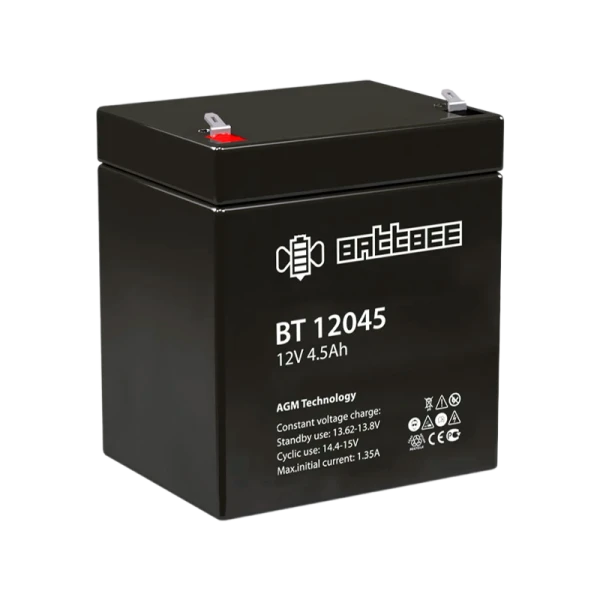 Аккумулятор свинцово-кислотный Battbee BT 12045 12V 4.5Ah (1/10)