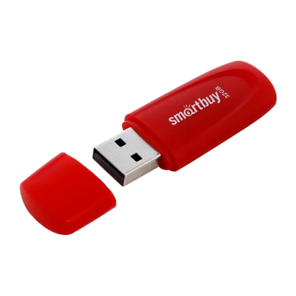 Флеш-накопитель Smartbuy Scout 32GB USB2.0 пластик красный