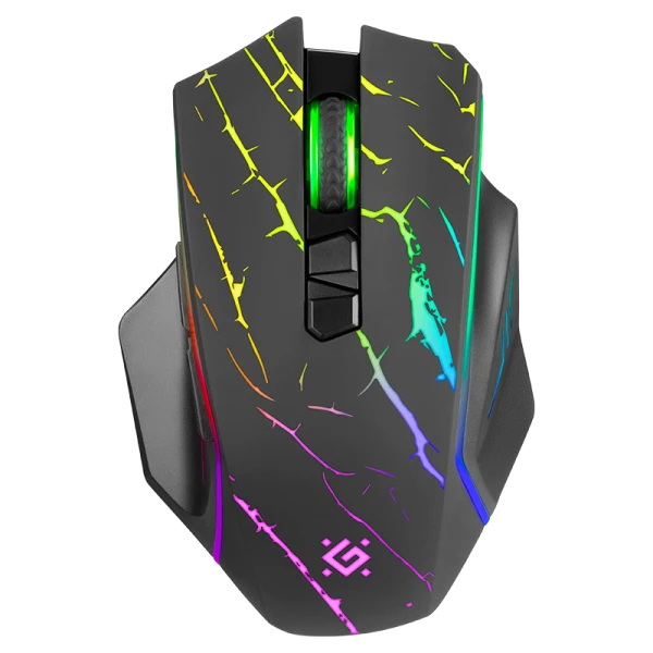 Мышь проводная Defender GM-503 URAN игровая USB черный (1/60)