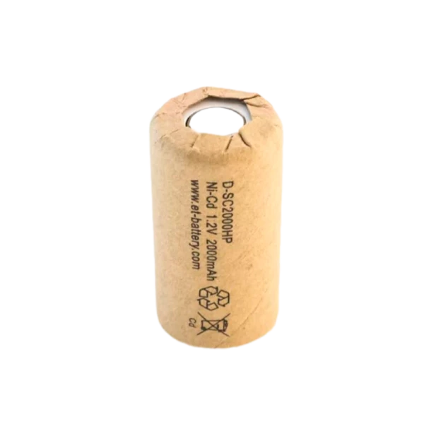 Аккумулятор ET D-SC2200HP 2200мАч, Ni-CD в картоне, с повышенной токоотдачей (1/25/400)