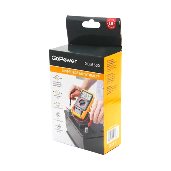 Мультиметр GoPower DigiM 500 (1/60)