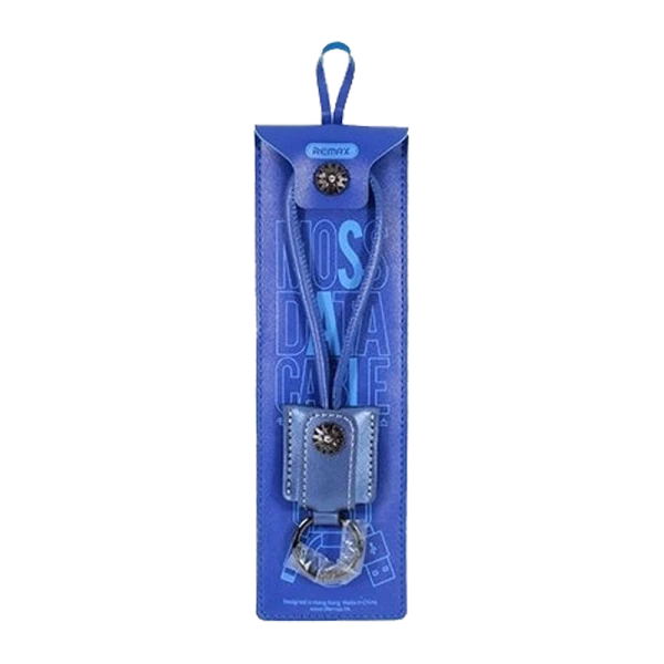 USB кабель REMAX Moss (Micro) RC-079M Синий (0.3M, 2.1A)