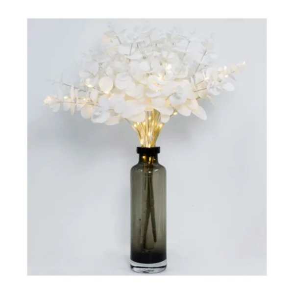 Гирлянда Космос Ветви Эвкалипта белая имитация 48LED 3 шт. белый теплый (1/6)