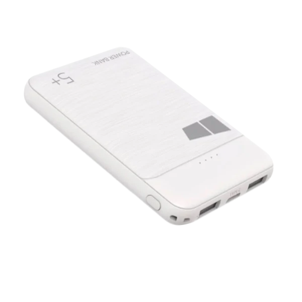 Внешний аккумулятор MORE CHOICE PB33-05 5000mAh 2.1A 2USB белый