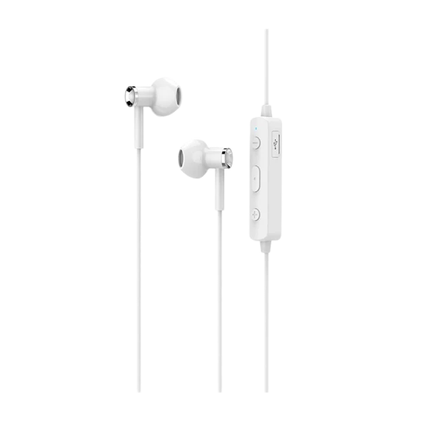 Наушники вставные HOCO ES21 bluetooth 4.2 с микр. белый (1/63)