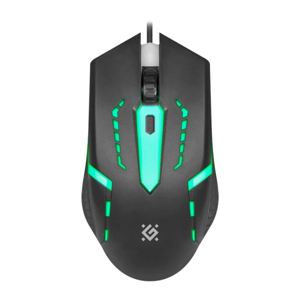 Мышь проводная Defender MB-600L Flash классическая USB черный (1/40)