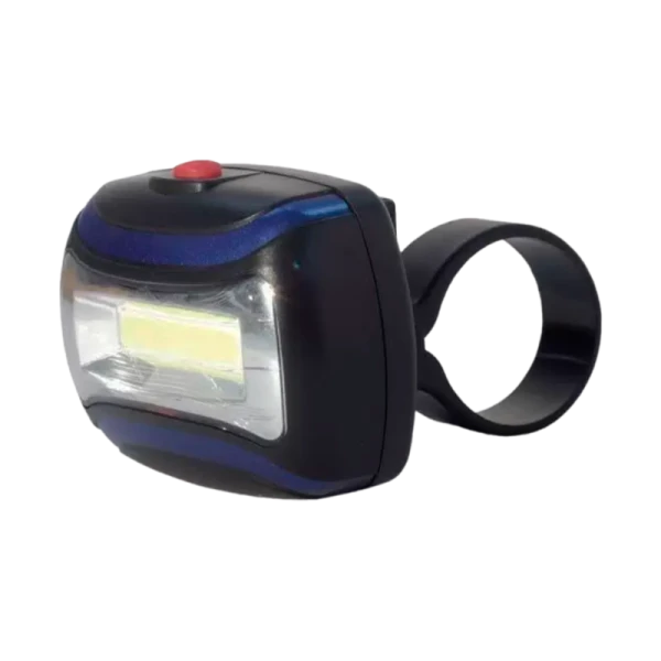 Фонарь велосипедный Облик 2054 3W COB от батареек 1USB 3 режима черный