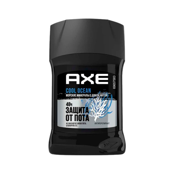 Дезодорант мужской AXE Cool Ocean стик 50г (1/3/6)
