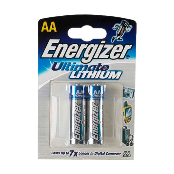 Батарейка Energizer Ultimate FR6 AA BL2 Lithium 1.5V (2/24)