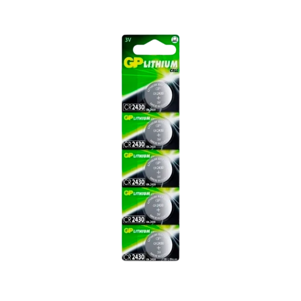 Батарейка GP CR2430 BL5 Lithium 3V (5/100/2000) R