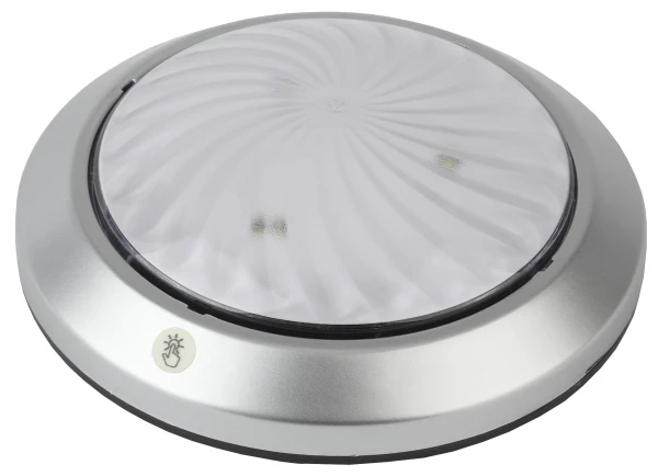 Фонарь пушлайт ЭРА SB-605 Луна-5 4W COB от батареек сенс. серебряный