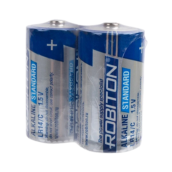 Батарейка ROBITON STANDARD LR14 SR2, в упак 12 шт (12/144)